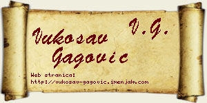 Vukosav Gagović vizit kartica